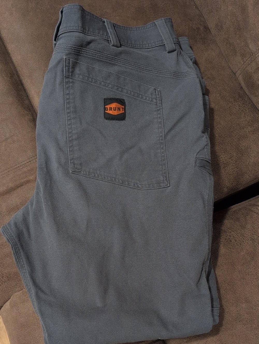 Brunt Works Men's Gray Utility Pants